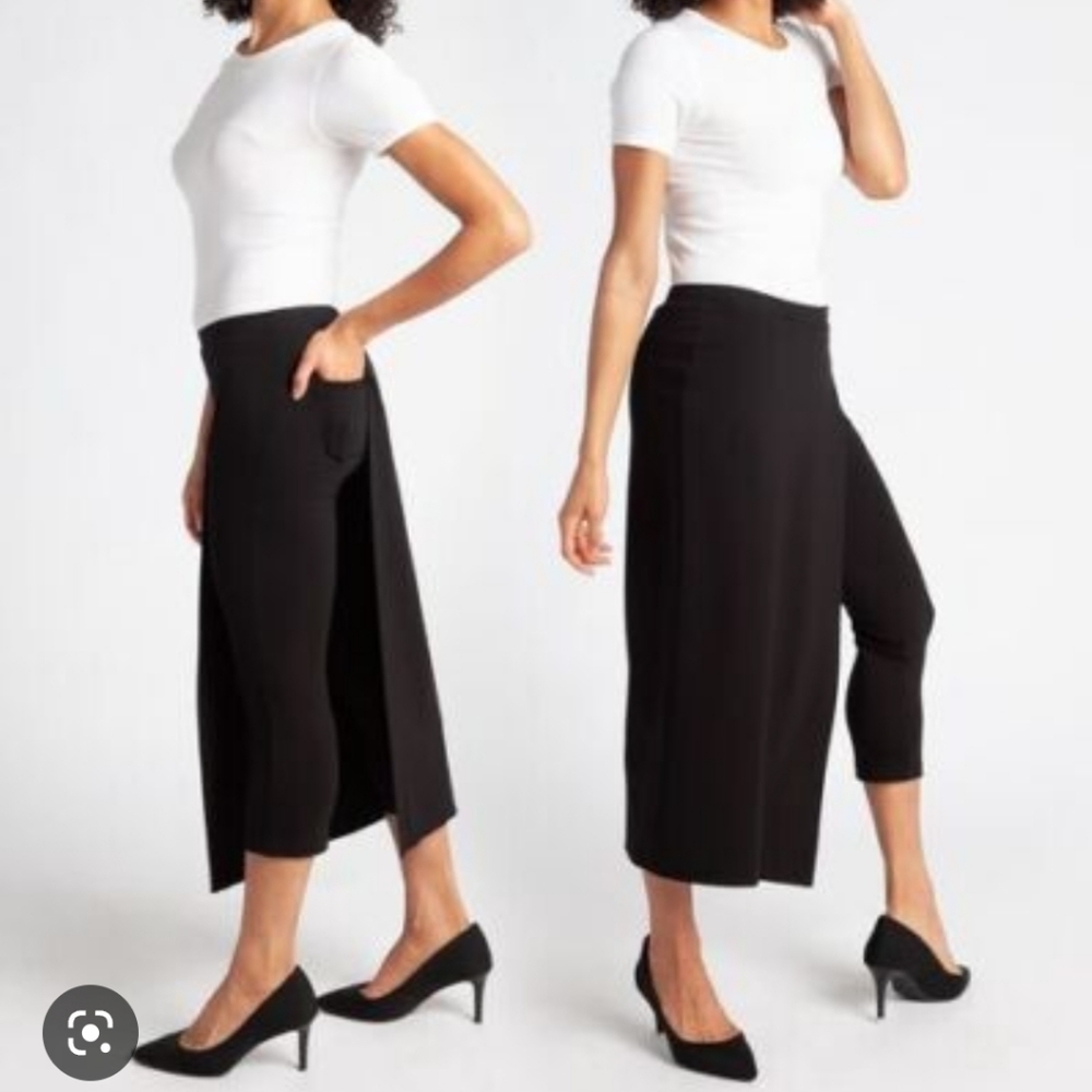 Betabrand pant skirt overlay